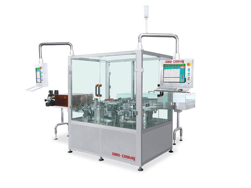 S308回转立式圆瓶智能贴标机